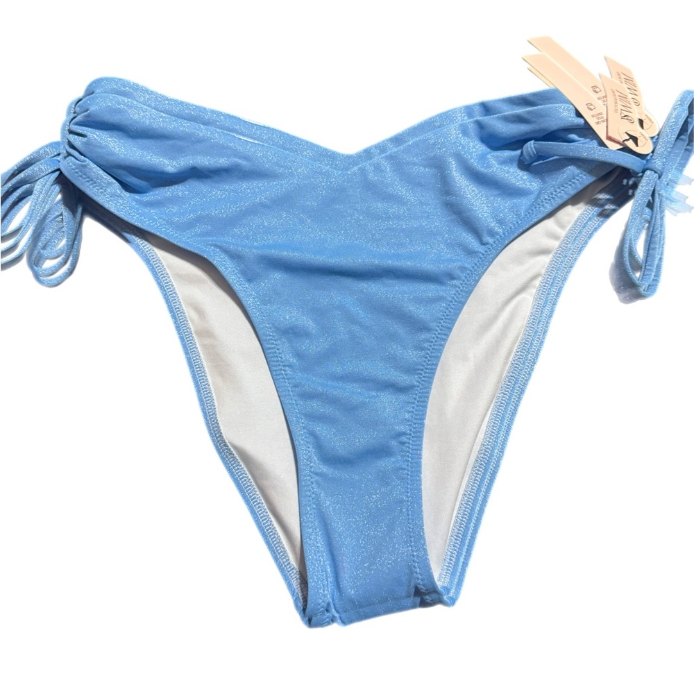 Women’s Blue Shimmer Swim Bottom